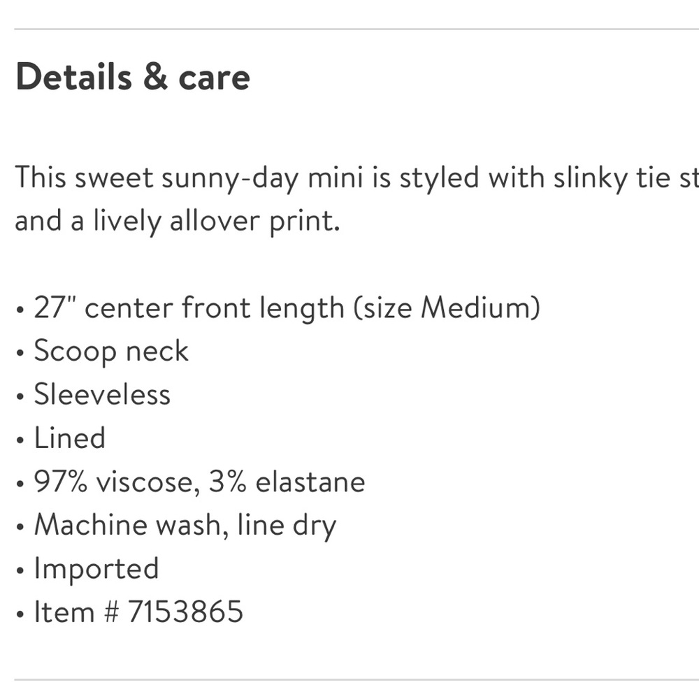 🛑 ✋ 1 hour Sale. Free People, Kai print tie strap dress - Picture 4 of 8
